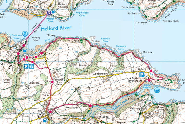 Walking on the Helford. An Easter Treat