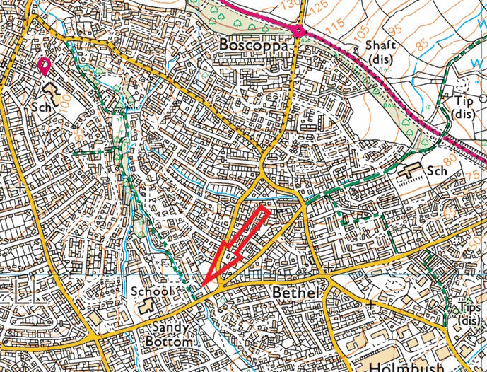 Who put that river there?