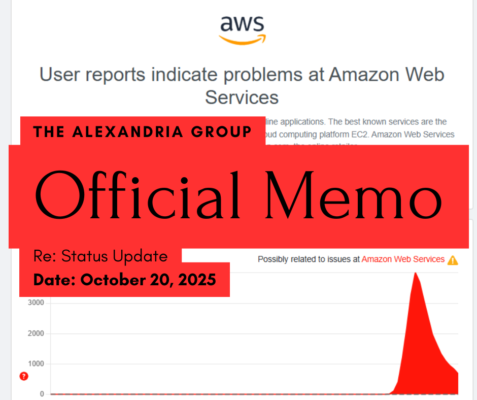 Official Statement from the Alexandria Group