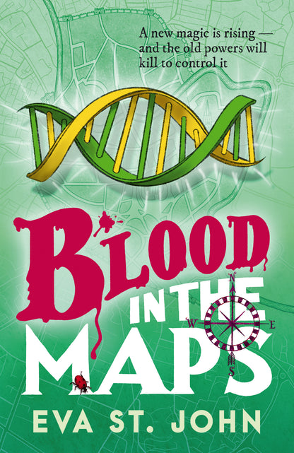 Blood in the Maps by Eva St John - cover