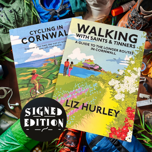 Longer Routes in Cornwall on foot or bike - Two Book Set - SIGNED/QUICK DISPATCH